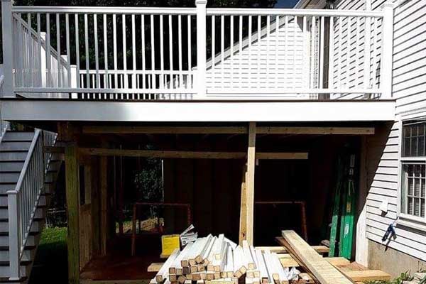 argentconstructiondeckquincyinprogressshedboston | Argent Construction Company