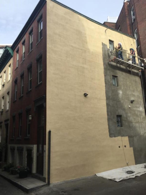 argentconstructionstuccoexteriorapplicationbostontwo | Argent Construction Company
