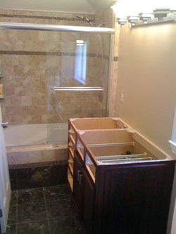 argentvanitygraniteinstallbathroomsouthshore | Argent Construction Company